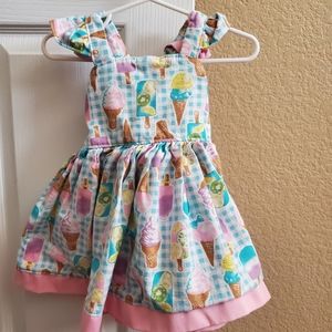 Ice cream theme baby dress